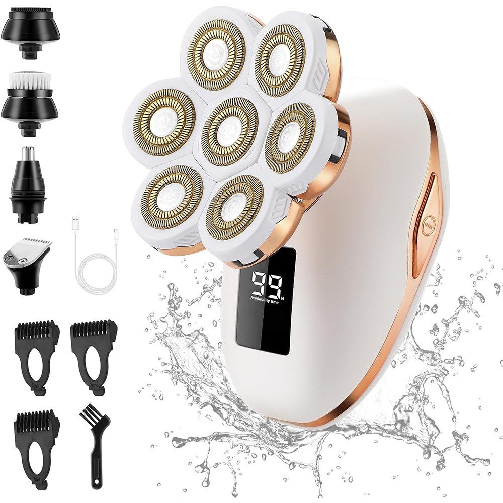AFKSMILE Haarentferner-Set Rasierer Damen,Intimrasierer für Frauen schmerzlos,Wasserdicht IPX5, Damenrasierer Elektrisch Wasserdichter, haartrimmer damen für Gesicht