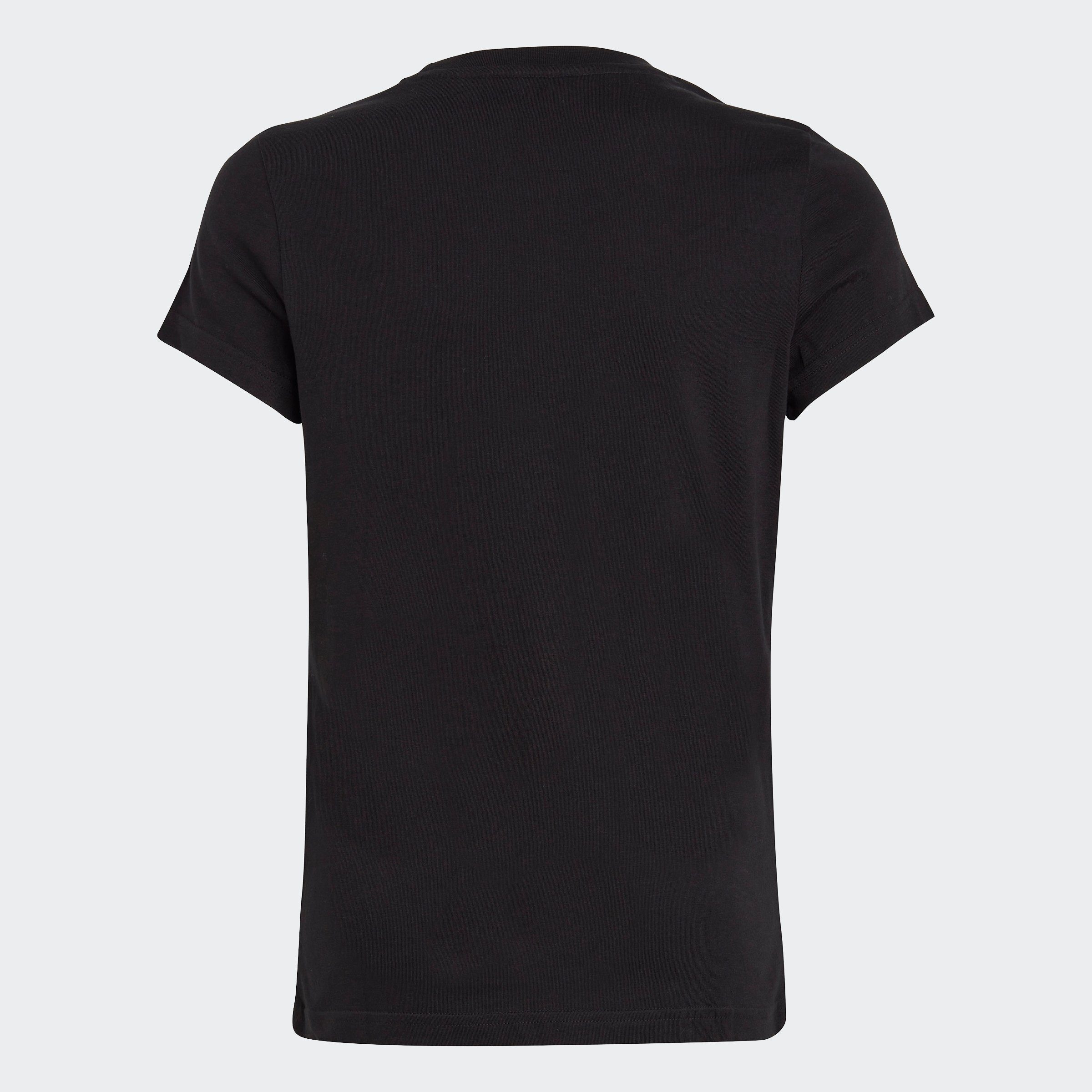 adidas Sportswear T-Shirt ESSENTIALS BIG COTTON Black White / LOGO