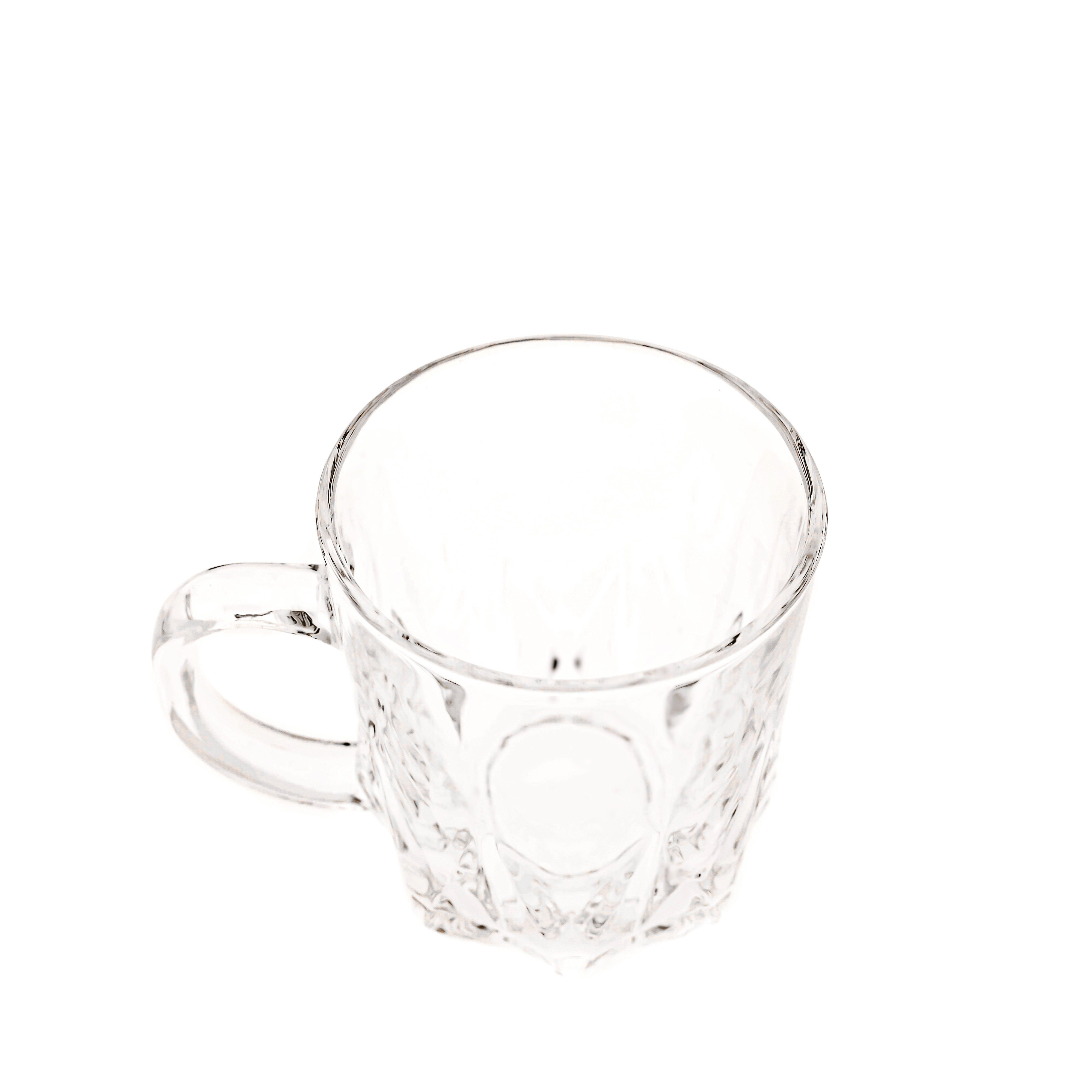 Almina Teeglas 6er Set Diamant Teegläser Wassergläser-Set aus Glas transparent, 6-tlg. – Bild 4 von 4
