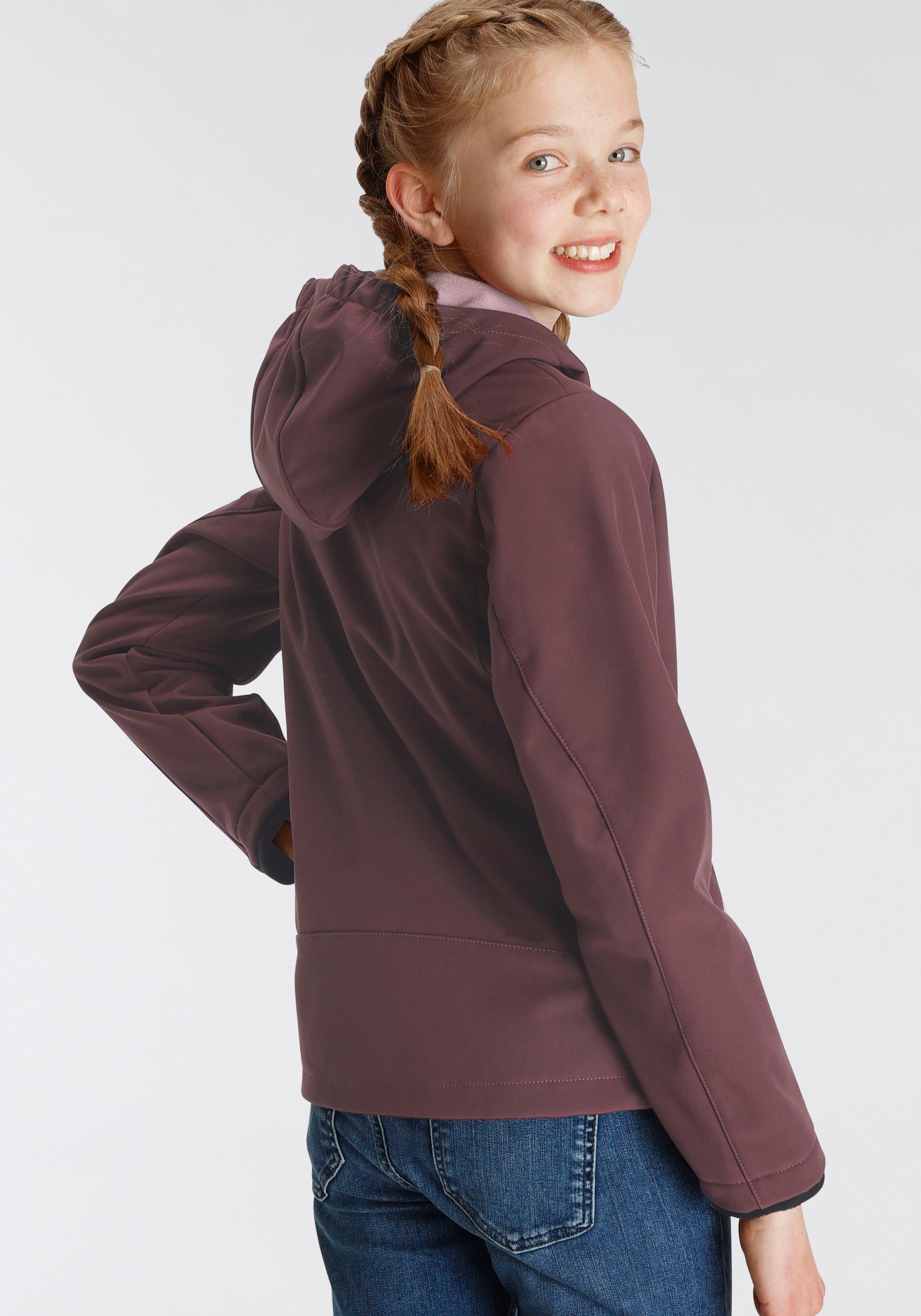 rosé Wasserabweisend Softshelljacke Windabweisend CMP pflaume- & Atmungsaktiv &