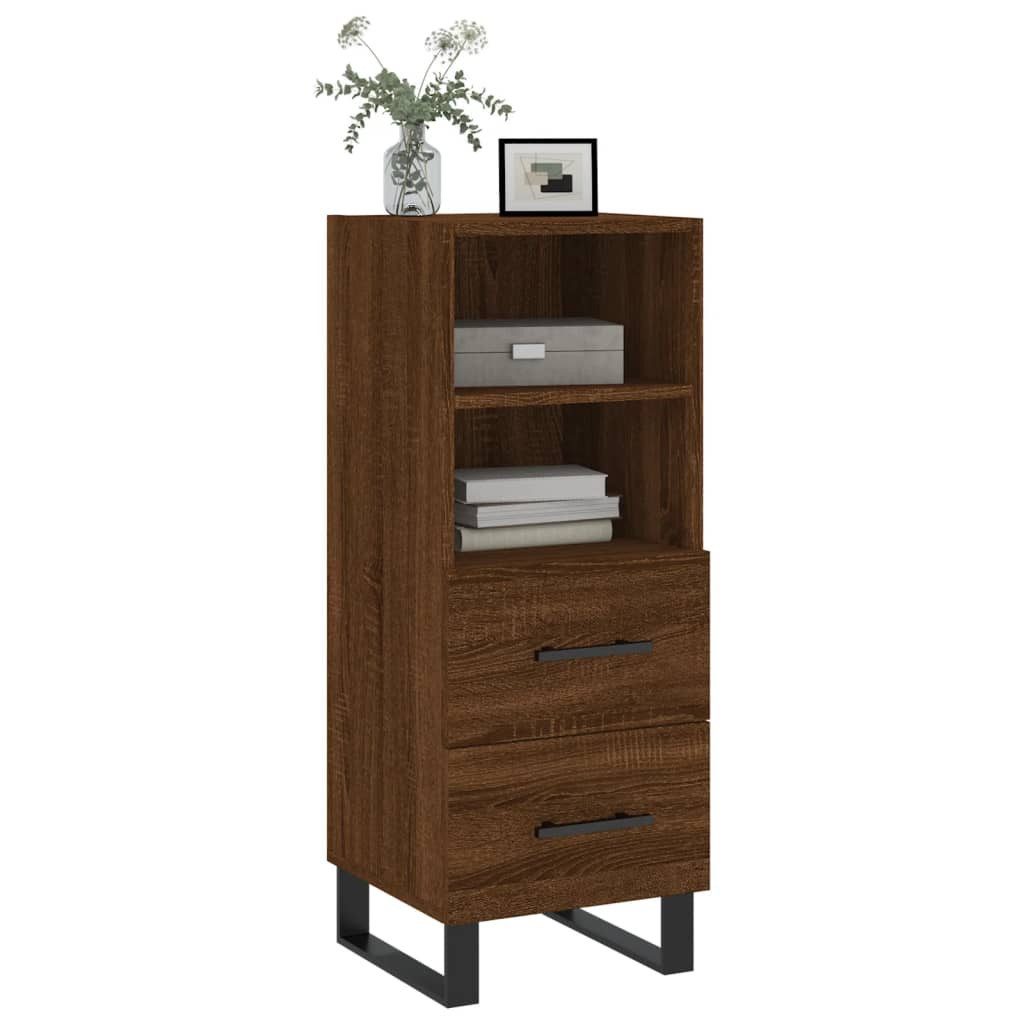 vidaXL Sideboard Sideboard Braun Eichen-Optik 34,5x34x90 günstig online kaufen