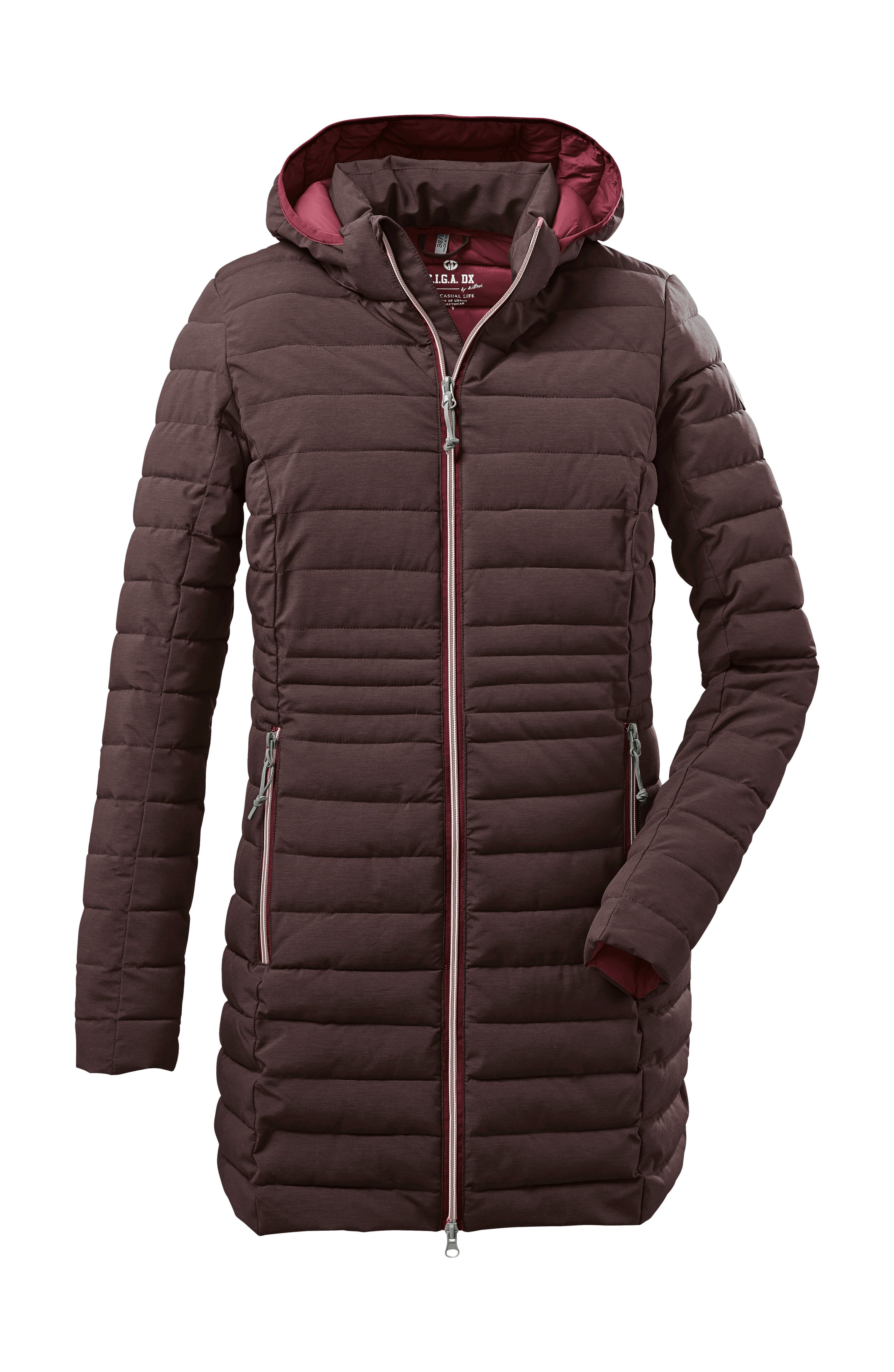 G.I.G.A. DX by killtec Parka Bacarya Schmaler, wasserabweisender Damenparka mit abnehmbarer Kapuze