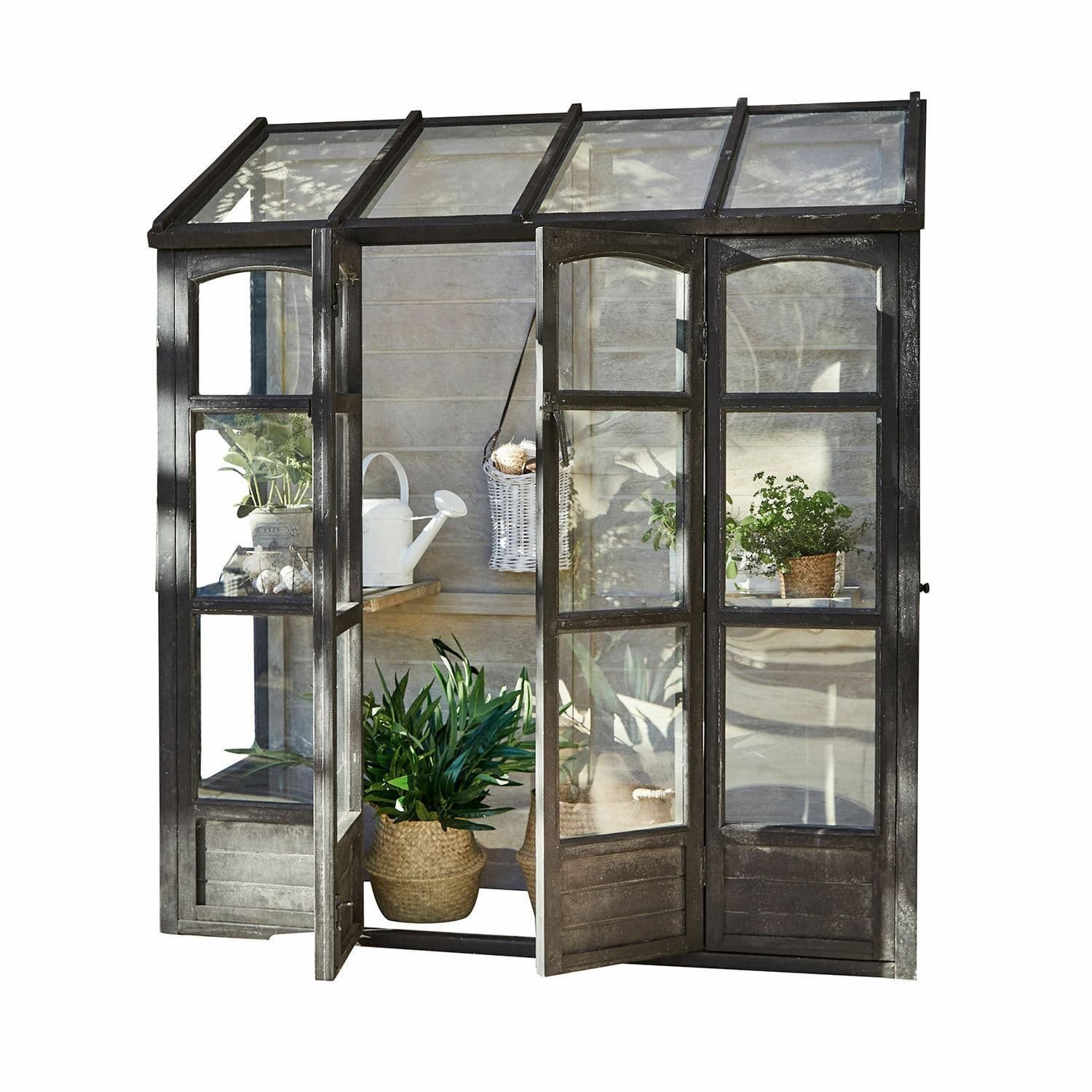Mirabeau Pavillon Gewächshaus Abilenne antikschwarz