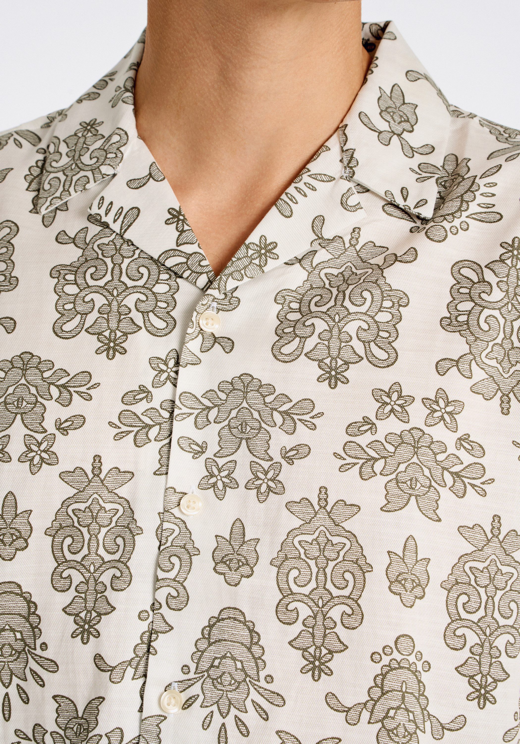 LINDBERGH Kurzarmhemd Freizeithemd (Kurzarm) Loose Fit