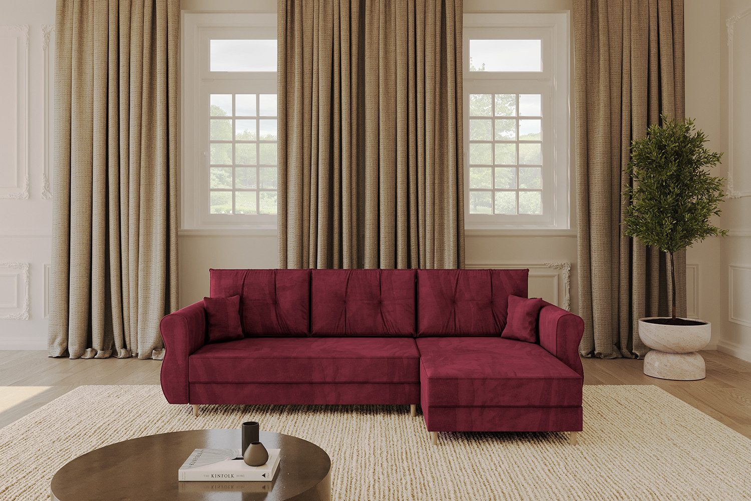ALTDECOR Ecksofa APOL-L, Couch mit Schlaffunktion, günstig online kaufen