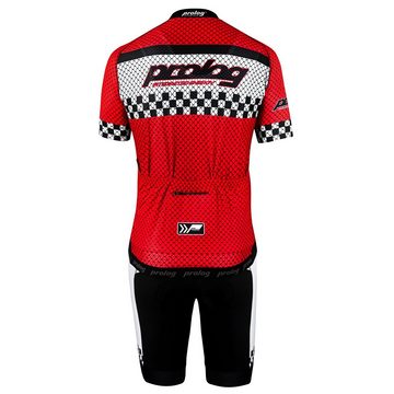 prolog cycling wear Radtrikot Herren Fahrradtrikot kurzarm „Integrated Energy Red“