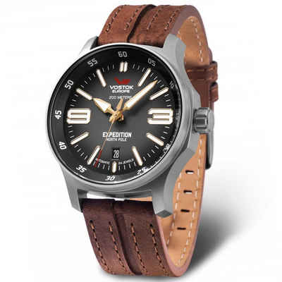 Vostok Europe Automatikuhr Vostok Europe Expedition Nordpol 1 Automatik YN55-​592A555, (1-tlg), Ausleuchtung: Superluminova