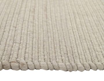 Teppich Kreta, mit Wolle, handgewebt, mit Naturfaser, andas, rechteckig, Höhe: 14 mm, Handweb Teppiche, Teppich für Schlafzimmer, Wohnzimmer, Esszimmer
