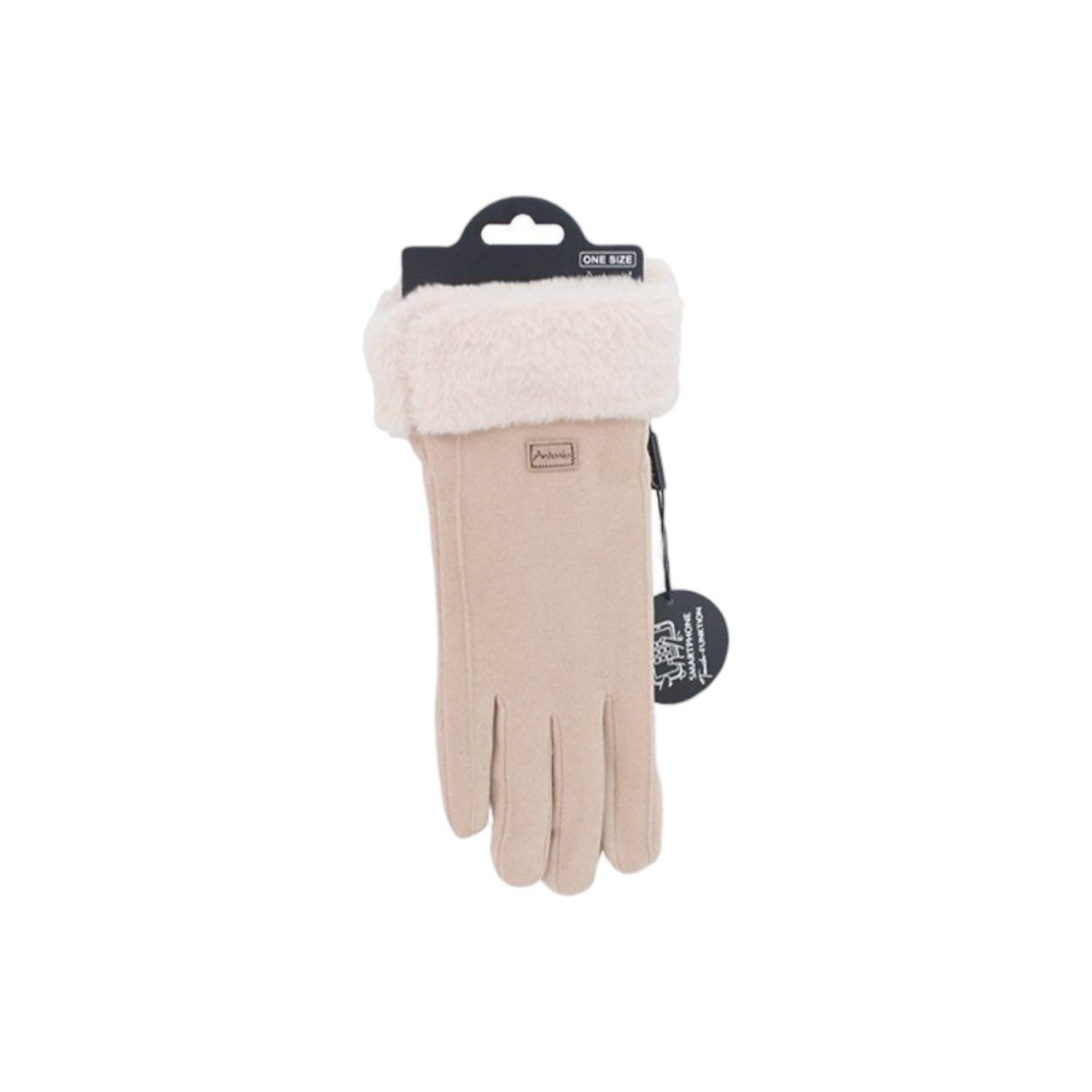 Antonio Strickhandschuhe Wildlederoptik "NY Style" Suede günstig online kaufen