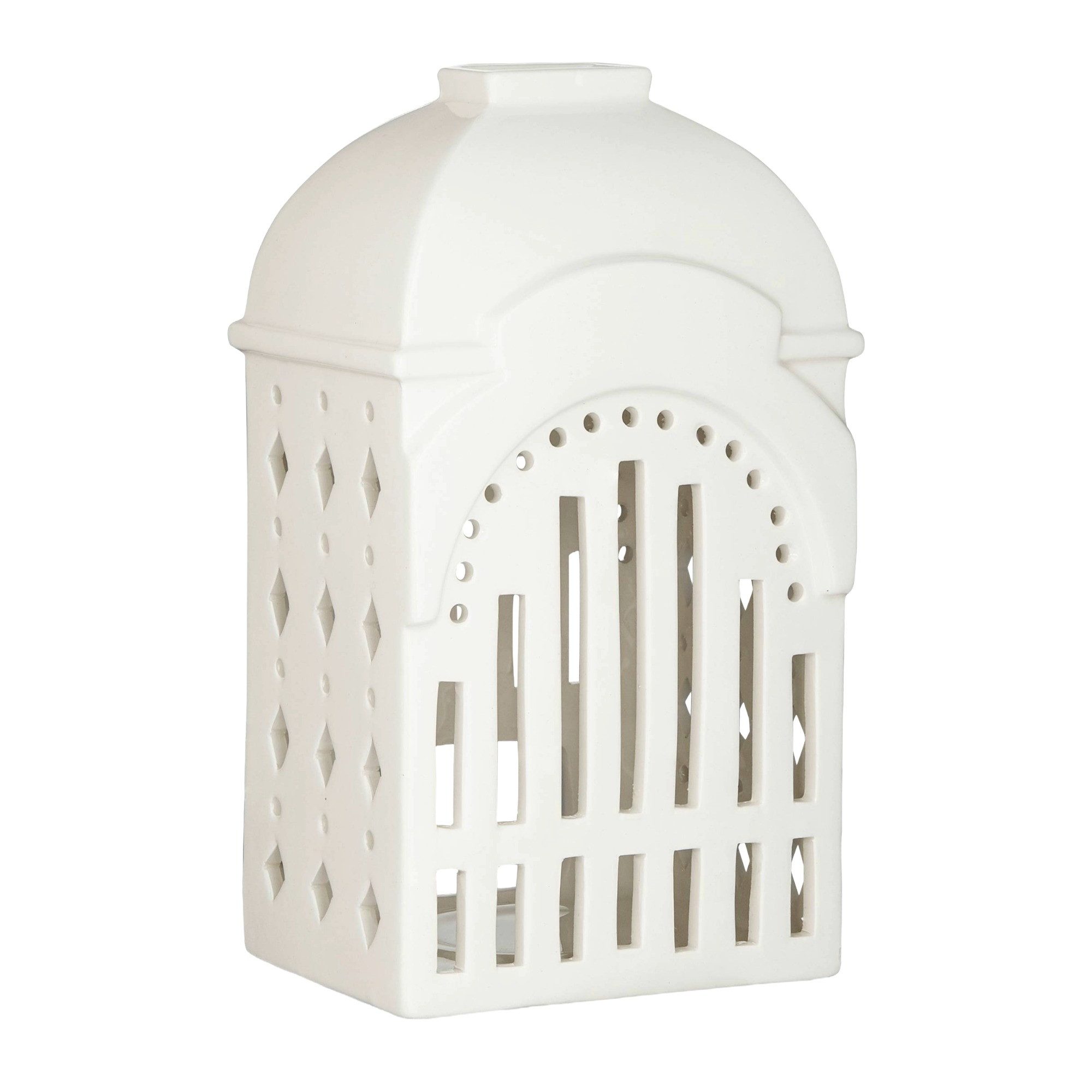 Kähler Teelichthalter Kähler Urbania Tivoli Lichthaus Entrance H18,5 Kerami günstig online kaufen