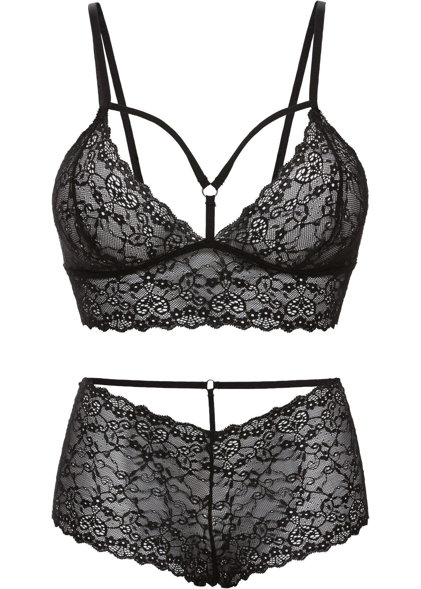 bonprix Büstenhebe (Set) Bustier+Panty ouvert (2-tlg.Set)