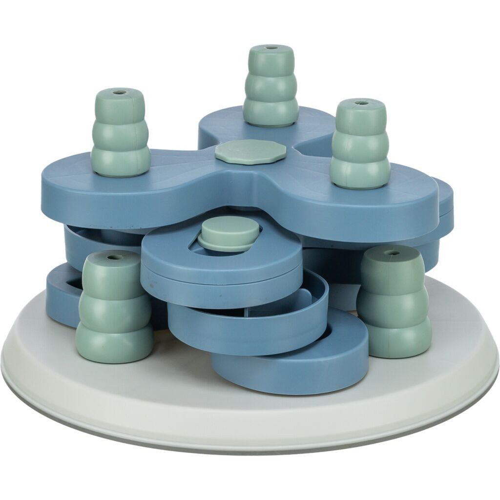 TRIXIE Tier-Intelligenzspielzeug Flower Tower Strategiespiel - diverse - ø 30 × 13 cm, Kunststoff von TRIXIE