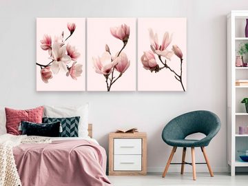 Artgeist Wandbild Spring Magnolias (3 Parts)