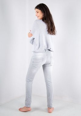 Please Jeans 5-Pocket-Jeans P78A lässige Boyfriend Jeans in leichter Crinkle Optik & krempelbaren Bein