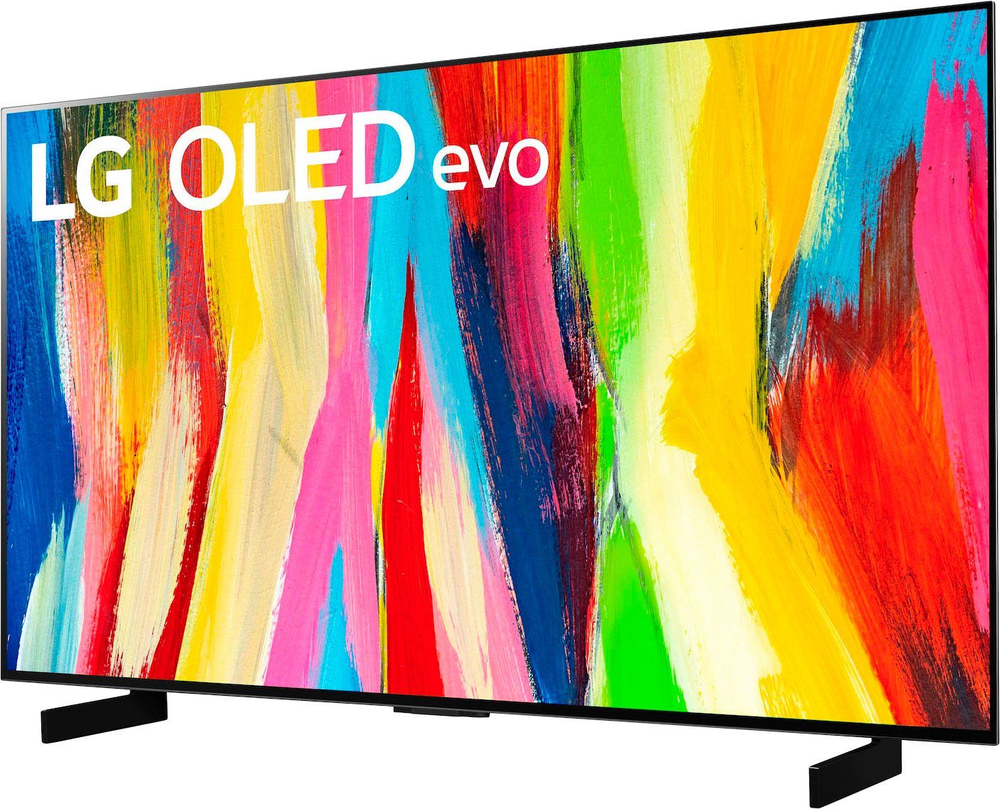 LG OLED42C27LA OLED-Fernseher (106 cm/42 4K 120Hz,α9 zu Ultra 4K evo,bis & Atmos) OLED Gen5 HD, Vision AI-Prozessor,Dolby Smart-TV, Zoll