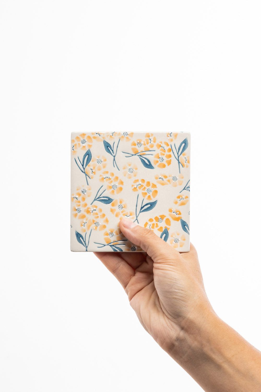 Tranquillo Tasse Untersetzer VINTAGE GARDEN orange