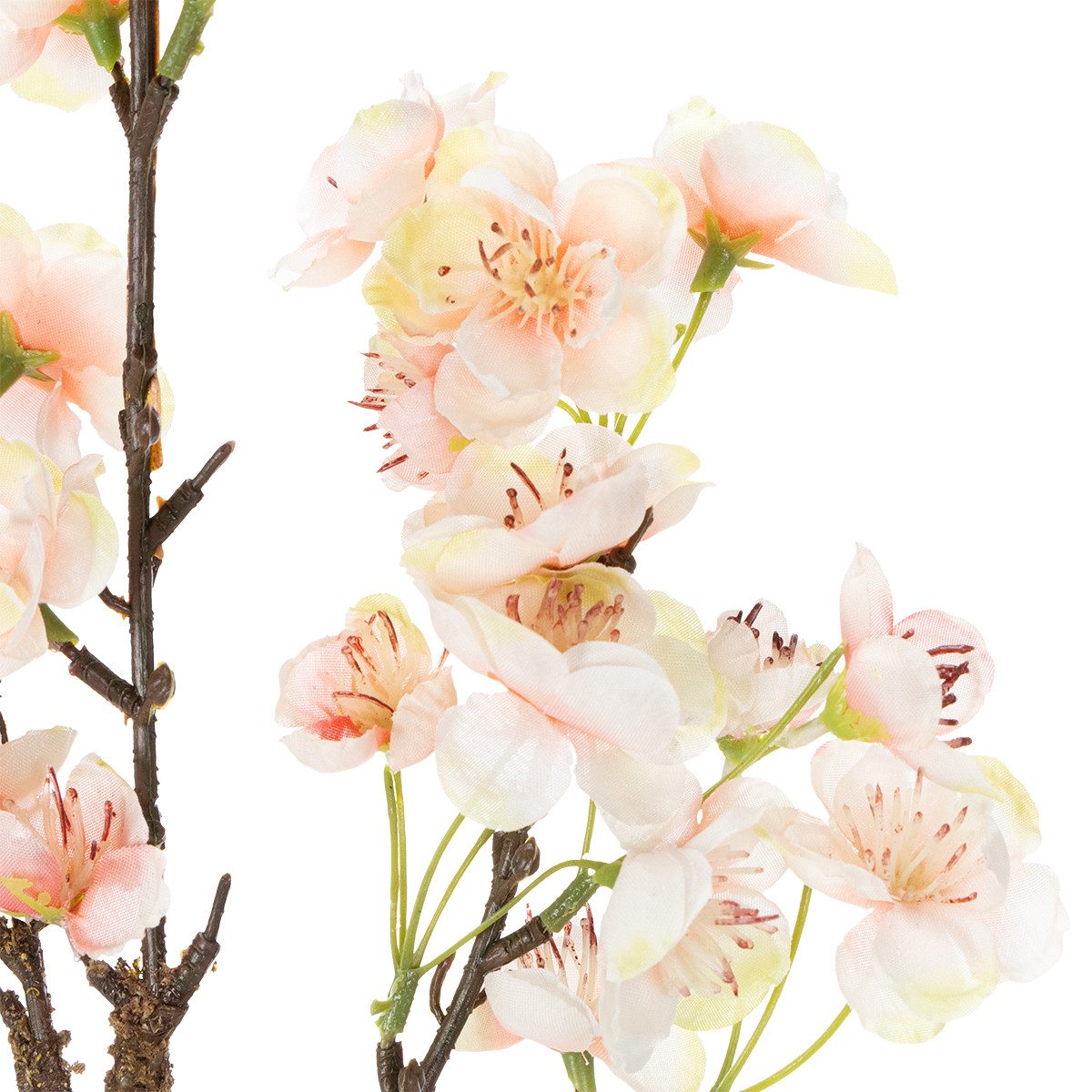 Kunstblume Dekorativer Blütenzweig mit Kirschblütendetails für, Florists Products, Höhe 82 cm
