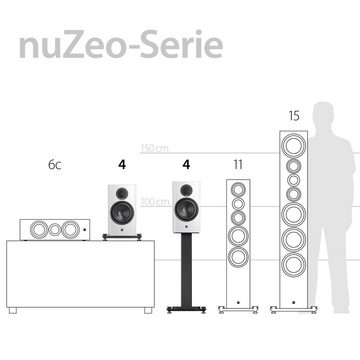 Nubert nuZeo 4 Regal-Lautsprecher (400 W, Nubert X-Remote, X-Room Calibration)
