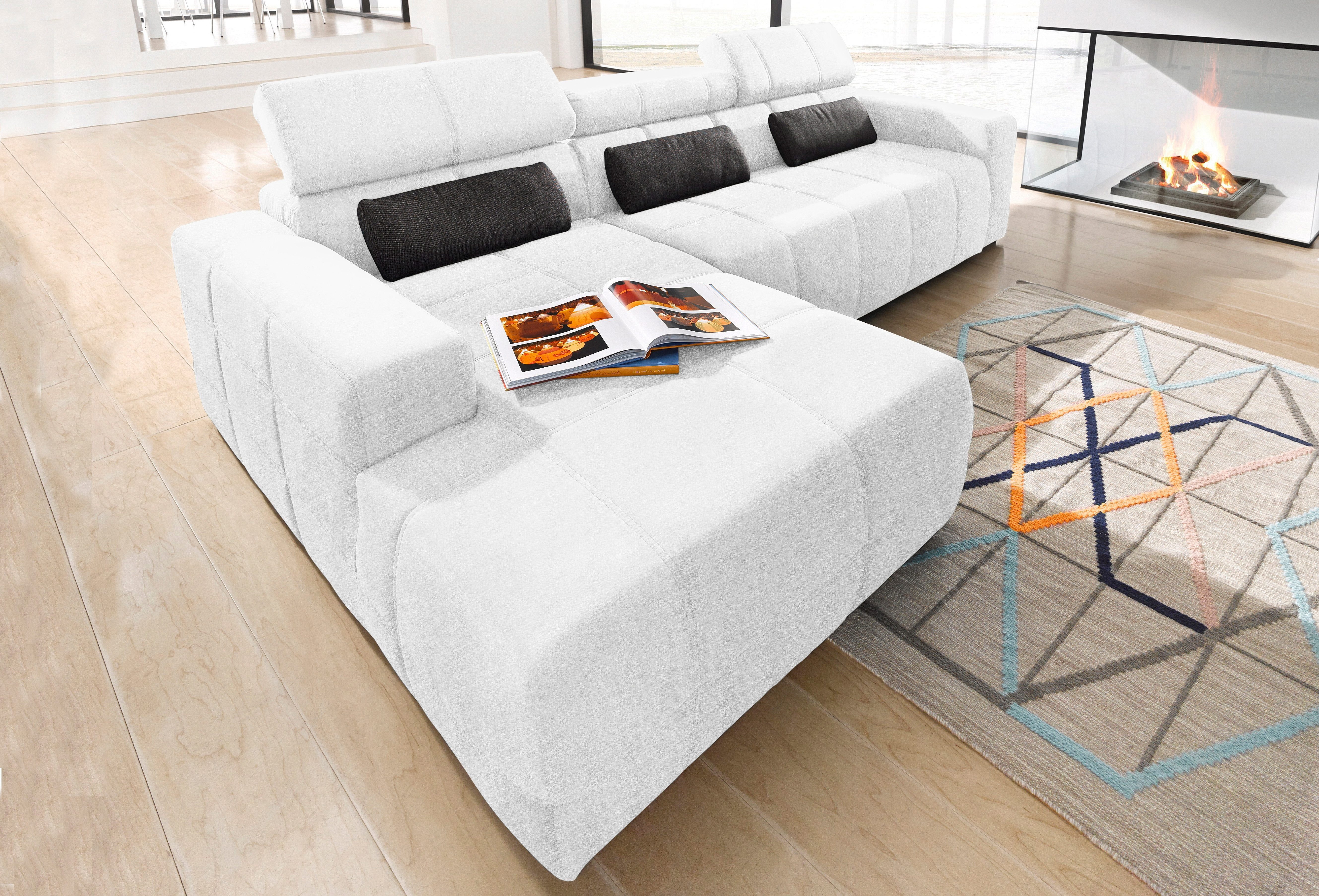 DOMO collection Ecksofa Brandon B/T/H: 289/177/80 günstig online kaufen
