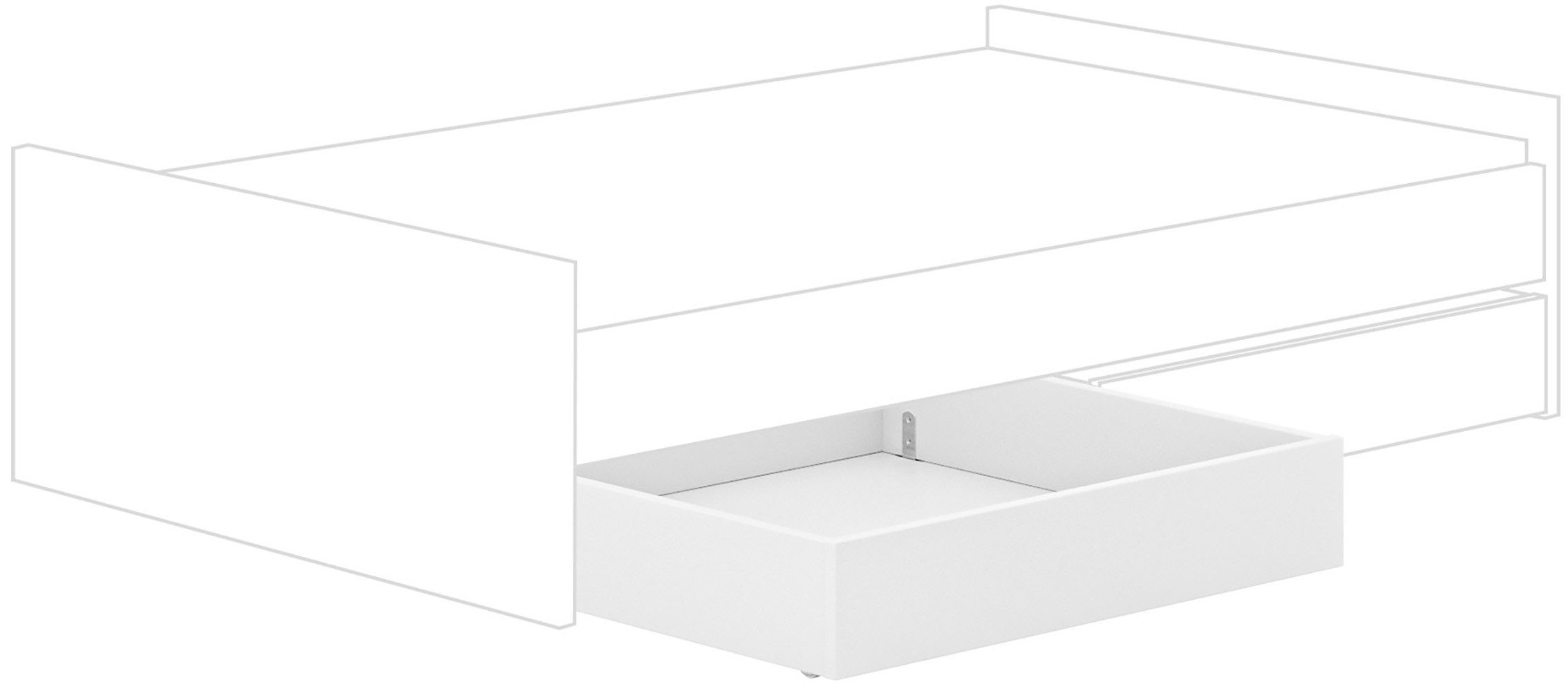 PAIDI Bettschubkasten Bettkasten/Unterschiebebett, extra Stauraum, in verschiedenen Farben und zwei weiteren Größen!