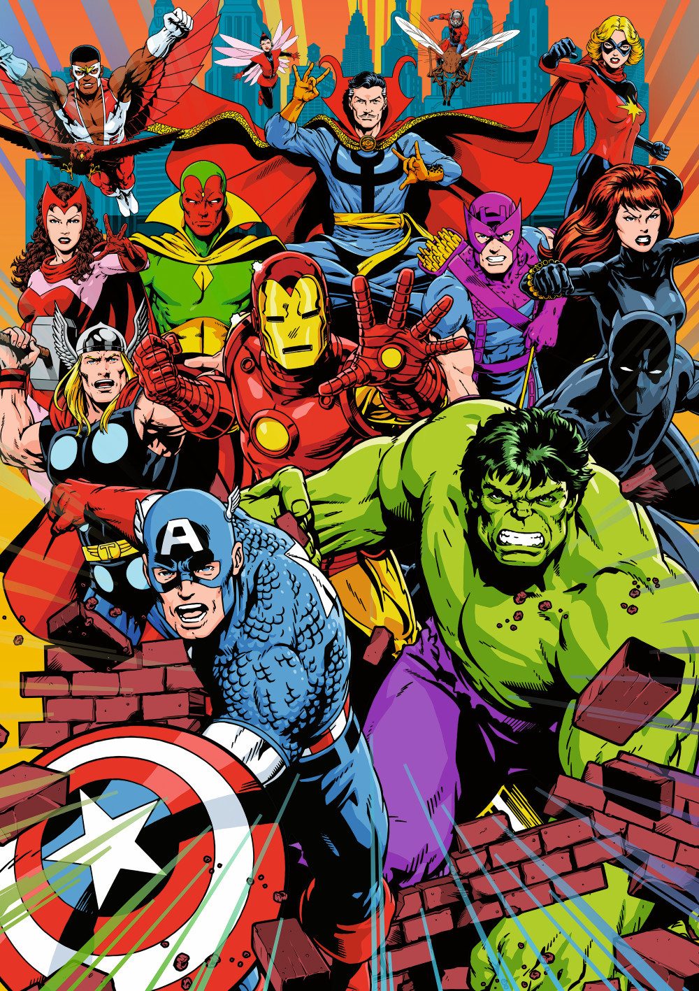Trefl Puzzle Trefl, Marvel Heroes, Premium Plus 1000 Teile Puzzle, 1000 Puzzleteile, Made in Europe