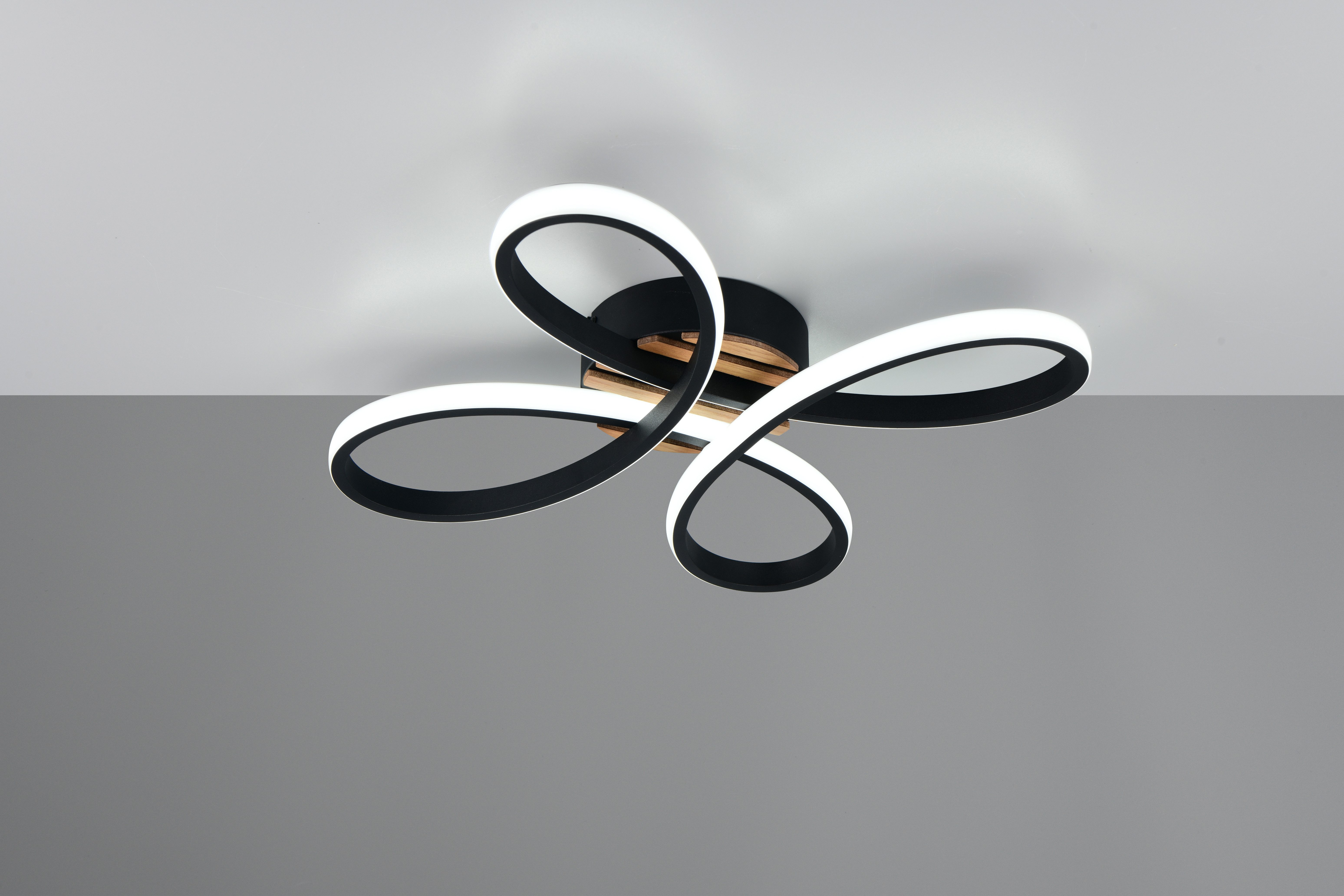 my home LED Deckenleuchte Unnestad, Deckenlampe mit Fernbedienung dimmbar N günstig online kaufen