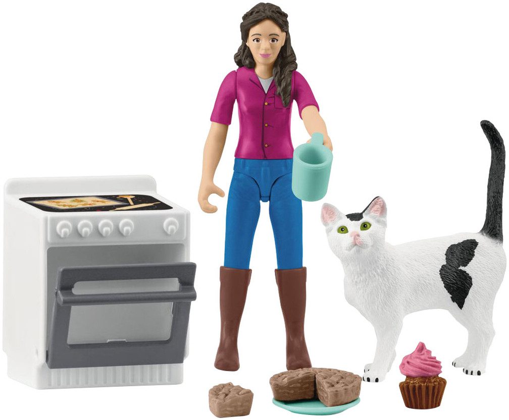 Schleich® Spielfigur POCKET SET, Backnachmittag (81470), (14-tlg)