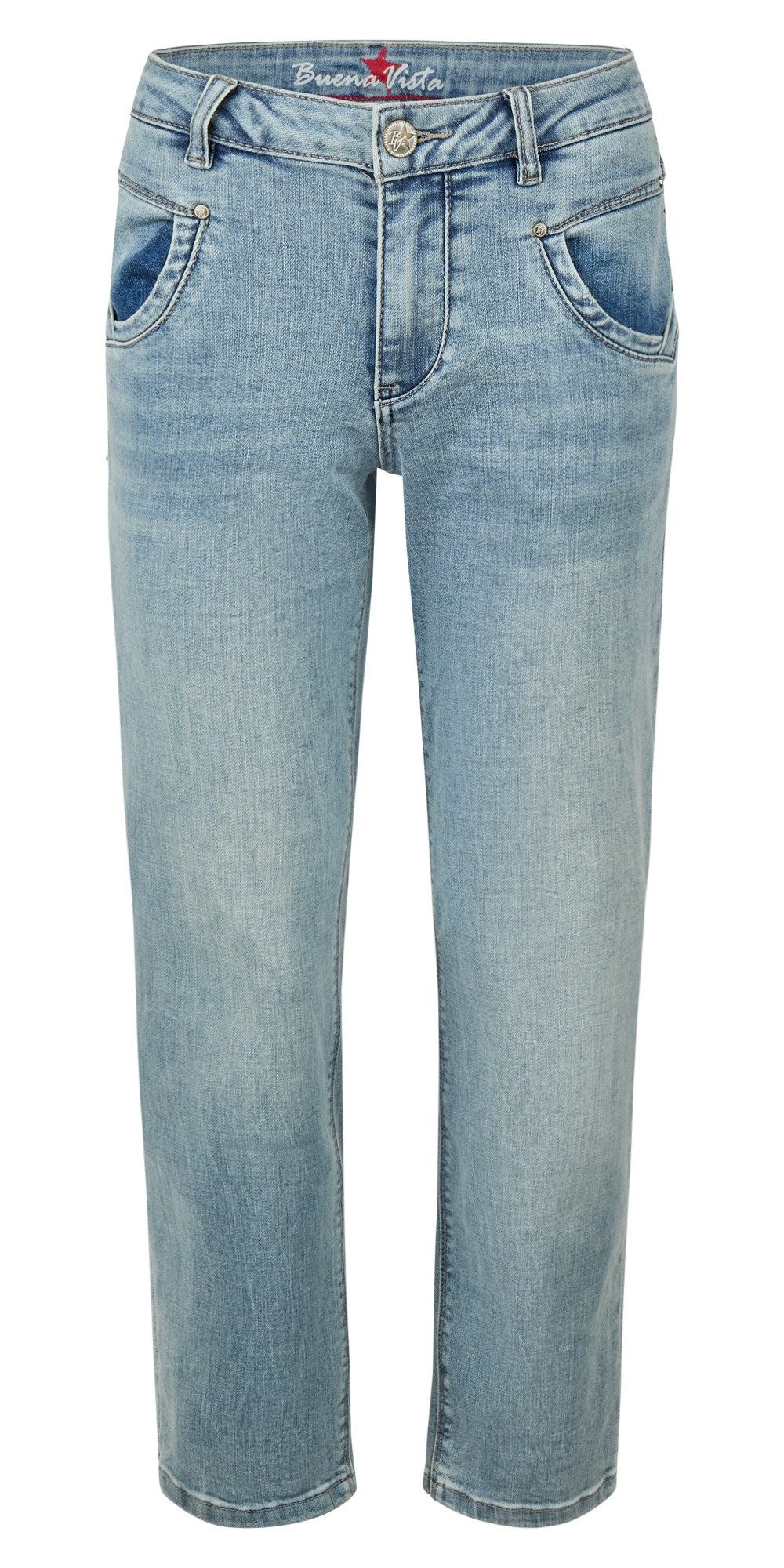 Stretch-Jeans BUENA VISTA ANNA C 7/8 STRAIGHT cool denim 2603 B5859 431.9136 - Stret