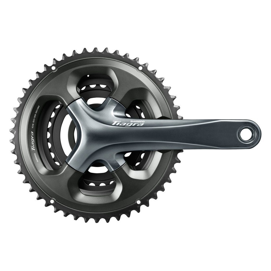 Fahrradkurbel Kurbelgarnitur "Tiagra" FC-4703, 30/39/50 Zähne, 170 mm, 2-Pieces, Fe