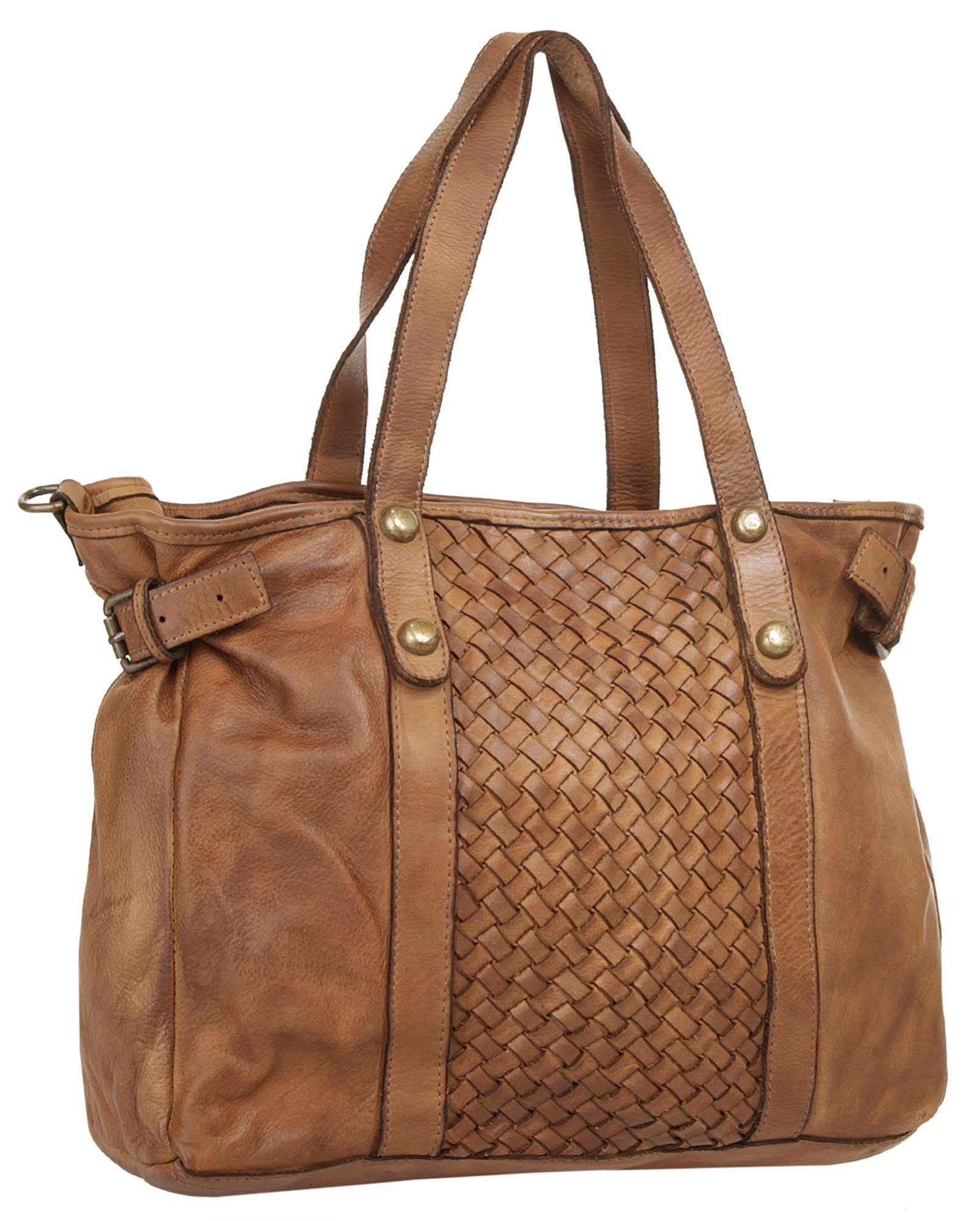 Samantha Look Shopper, echt Leder, Made in Italy