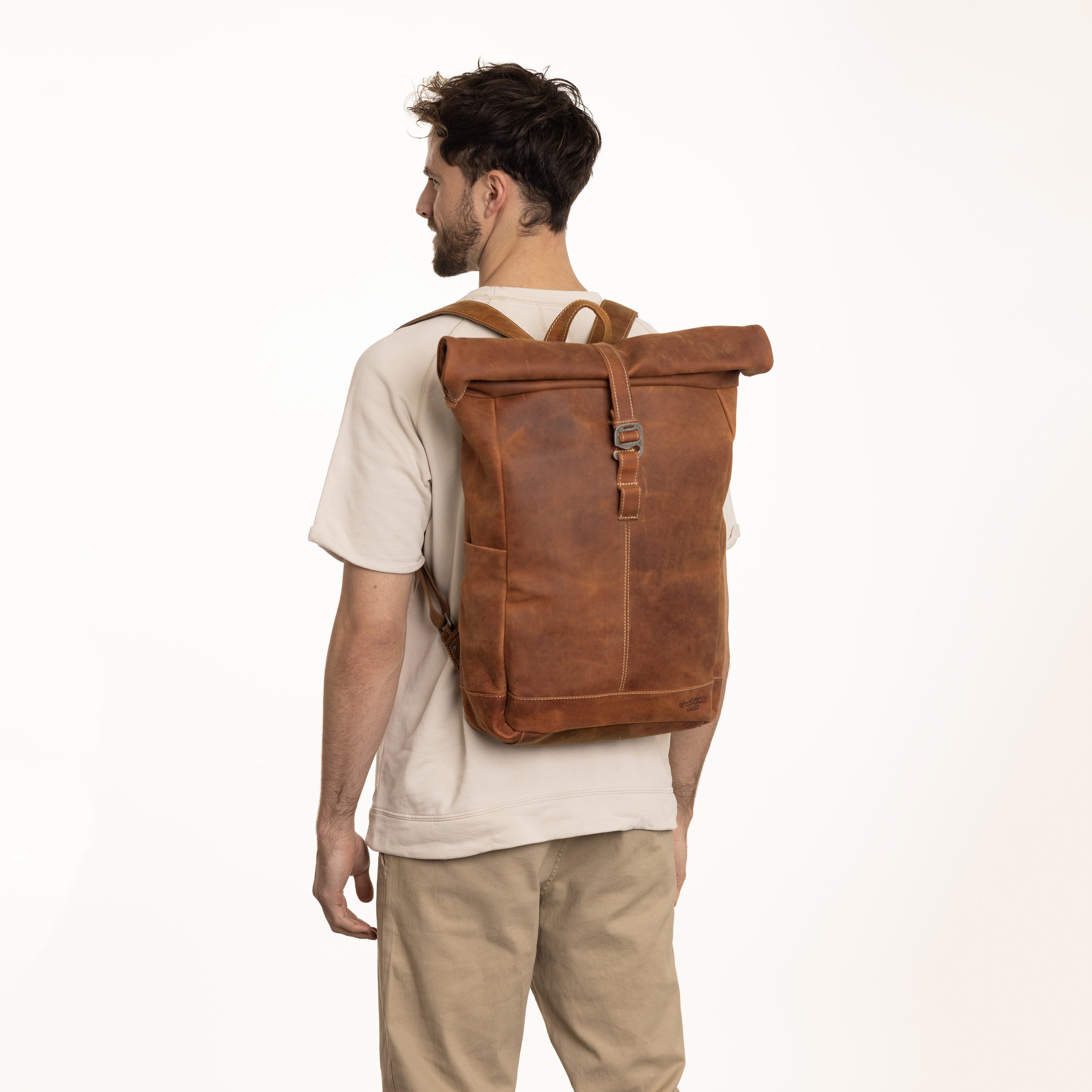 Gusti Leder Rucksack Gusti Leder big backpack Bendik Airtag (1-tlg)