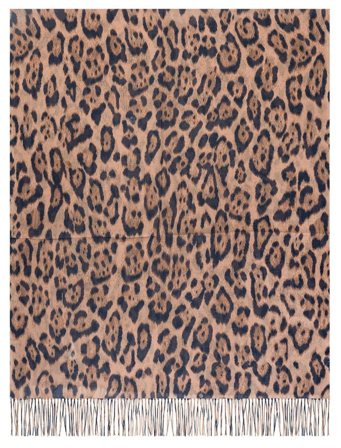 chic4home Schal Color Flow, (1-St. 1-teilig), sommerlicher Damen Schal mit Raubtiermuster