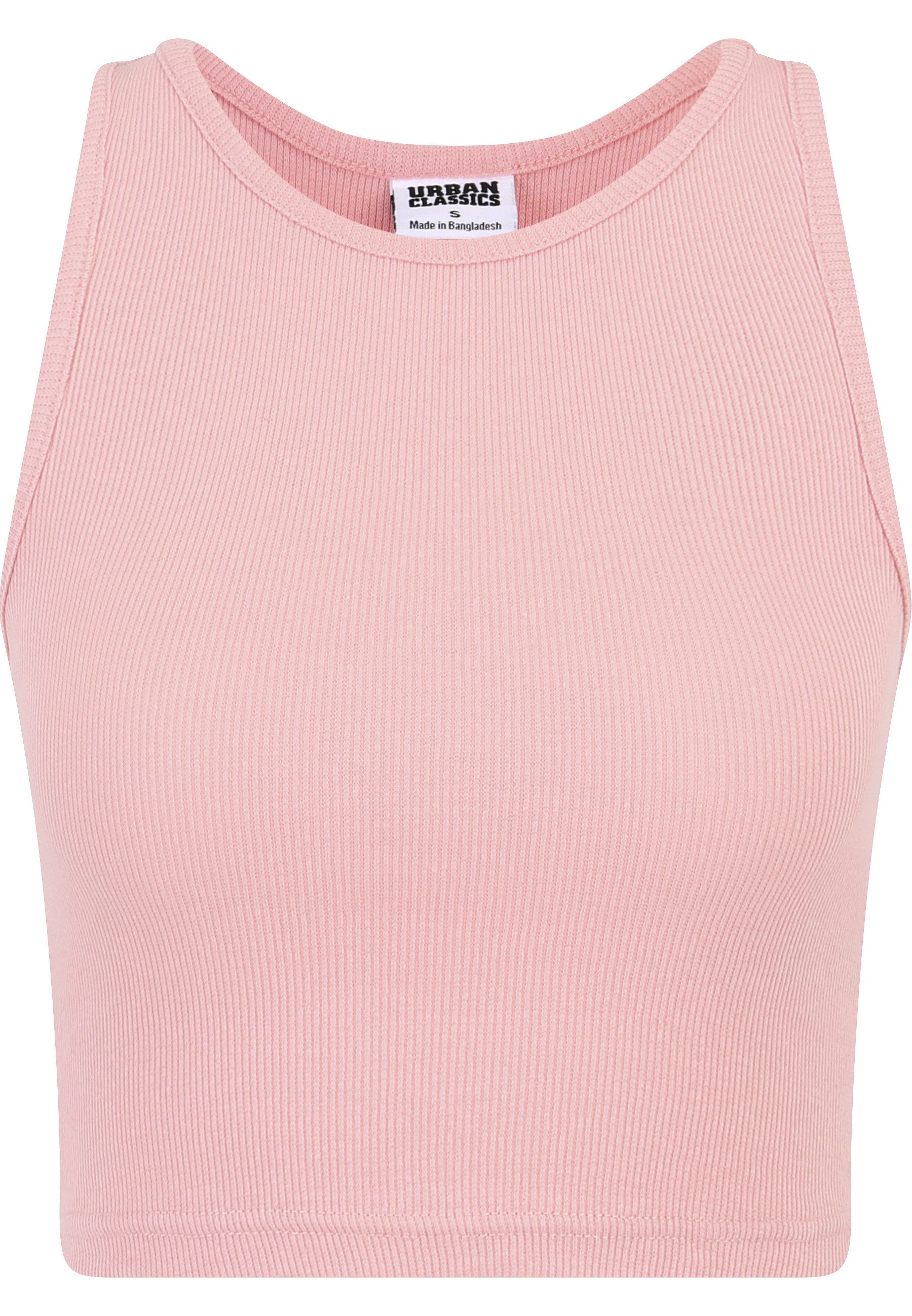 URBAN CLASSICS Muskelshirt Urban Classics Damen Ladies Cropped Rib Top 2-Pack (1-tlg)