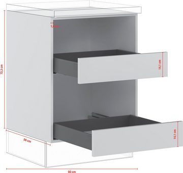 IMPULS KÜCHEN Unterschrank "Turin", Breite 60 cm