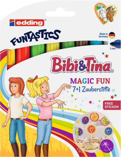 edding Faserstift »Bibi & Tina FUNTASTIC MAGIC FUN«, 8er-Set