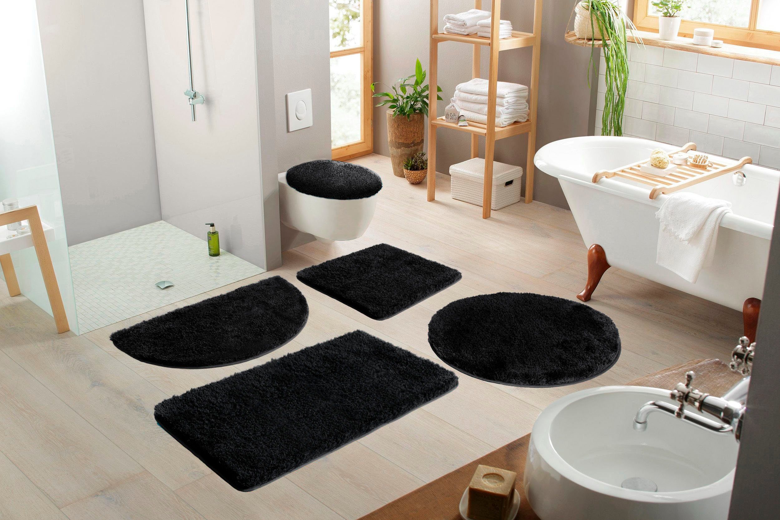Möve Badematte »Superwuschel, Badvorleger, Badezimmer Teppich«, rutschhemme günstig online kaufen