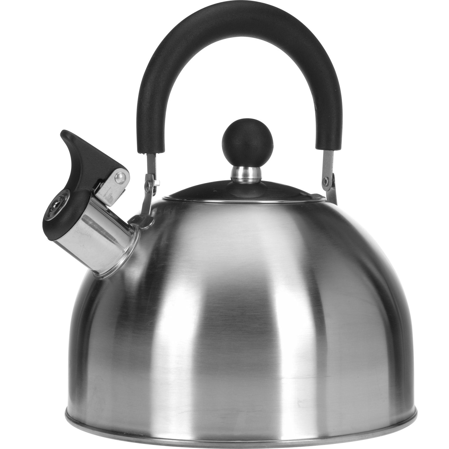 Excellent Wasserkessel Flötenkessel Edelstahl Teekessel Pfeifkessel 2,5l, Edelstahl