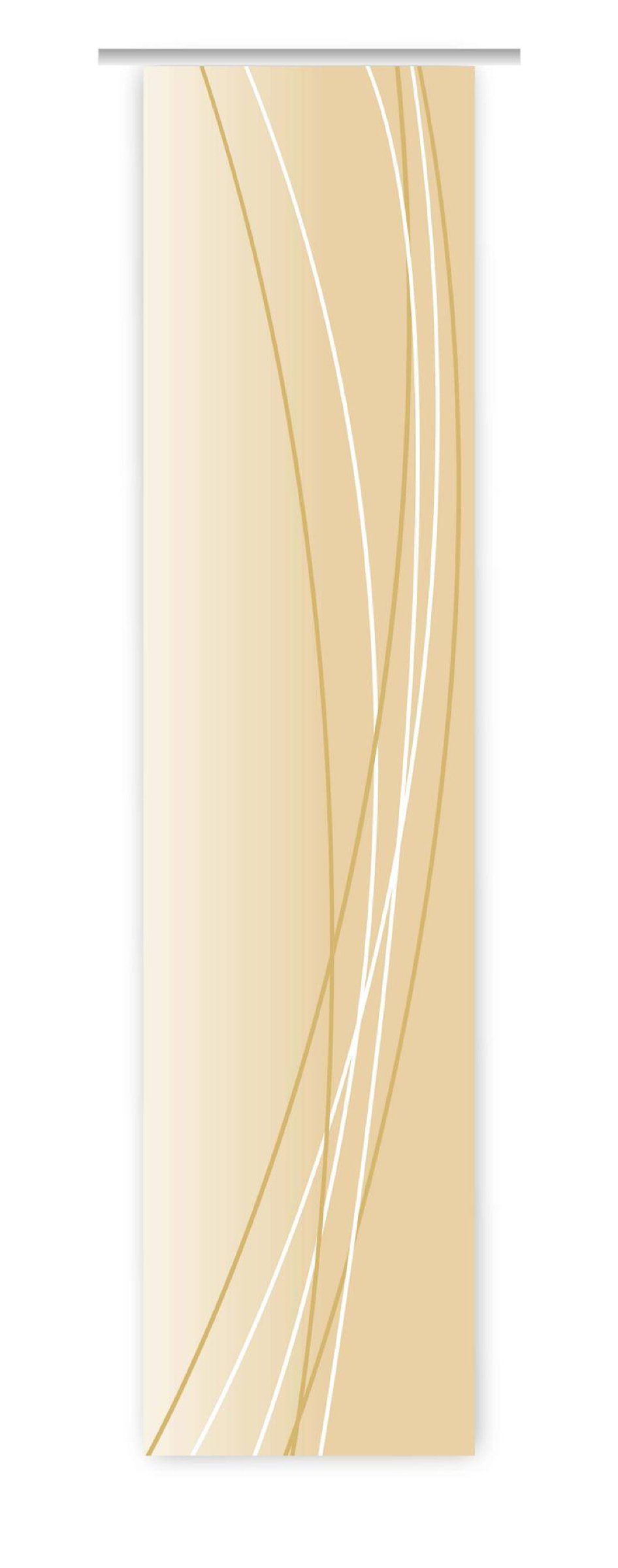 gardinen-for-life Schiebegardine Linea gold dark rechts Schiebevorhang HxB 260x60 cm - B-line