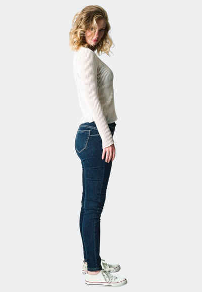 FIVE FELLAS Skinny-fit-Jeans ZOE nachhaltig, Italien, Power Stretch, magic shape