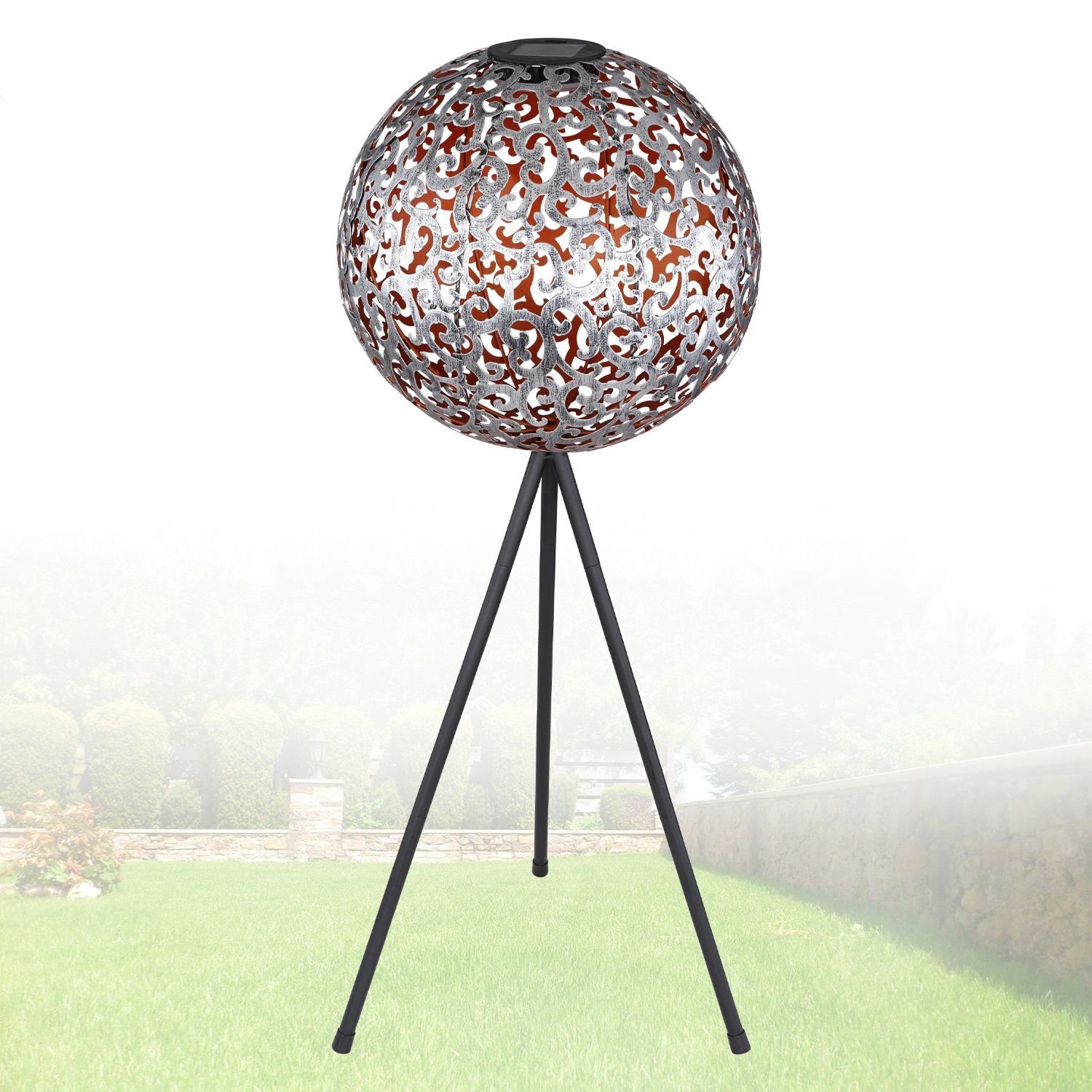 bmfversand LED Solarleuchte »Solarleuchte Garten Kugel 29 cm