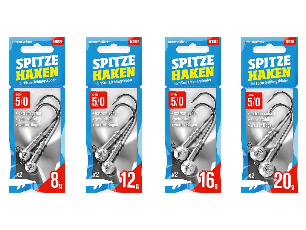 Lieblingsköder Kunstköder Lieblingsköder Komplett-Set - Hecht-Set L - 15 cm, (Hecht-Set L - 15 cm, 1-St. SpinMad Originals 15 Farben), Effektiver Lauf, Exzellente Verarbeitung