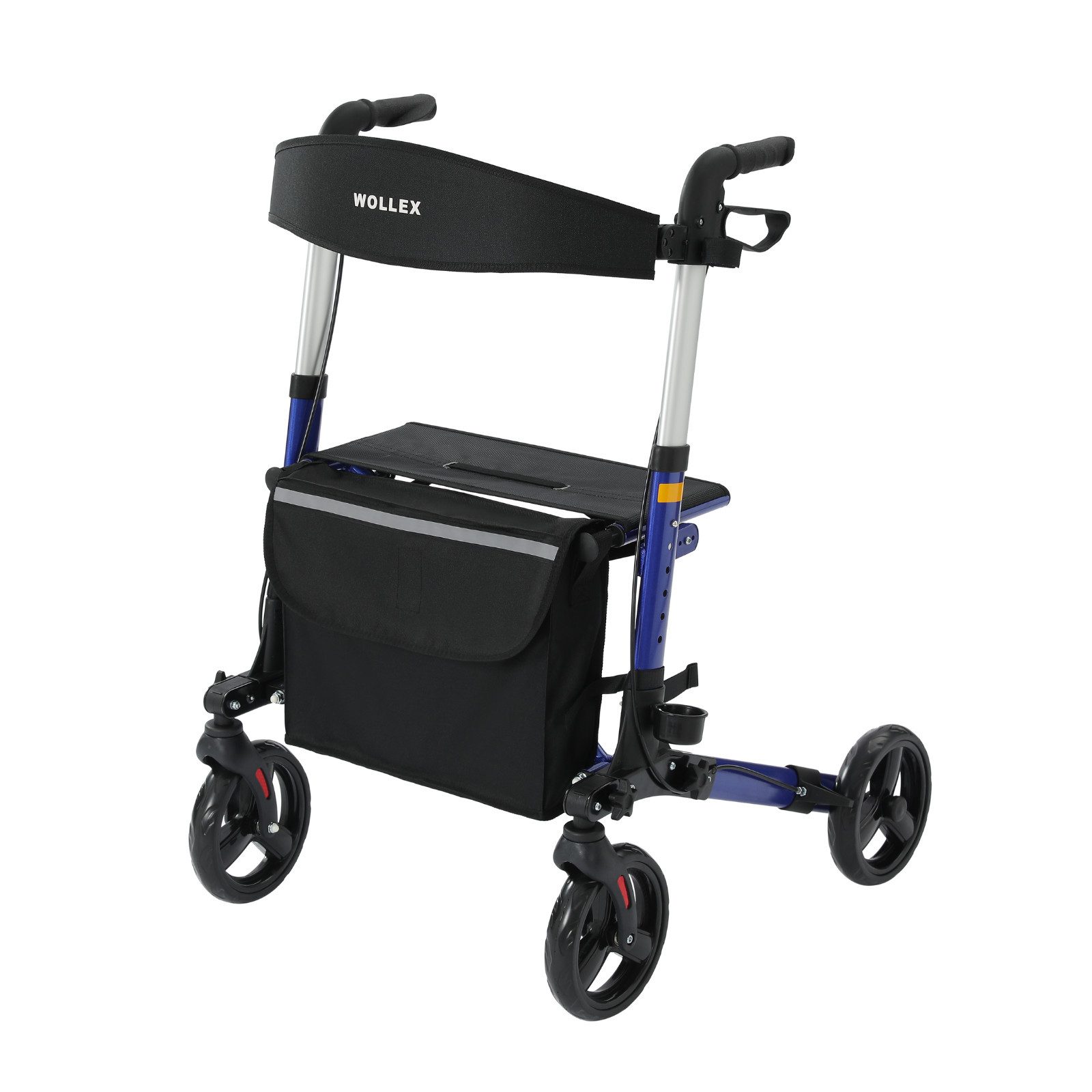 smartEC Rollator Sitwell Aluminium Rollator Faltbar zugelassen als Medizinprodukt