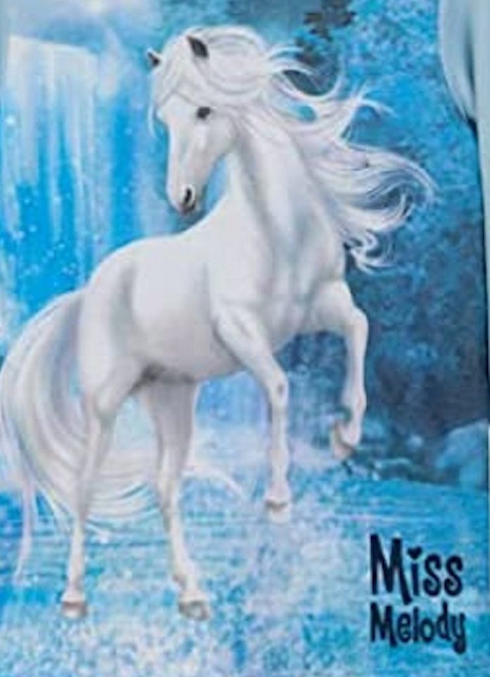 Miss Melody Pyjama Miss Melody Pyjama Schlafanzug lang mit weißem Pferd  lavender fog (1 tlg)