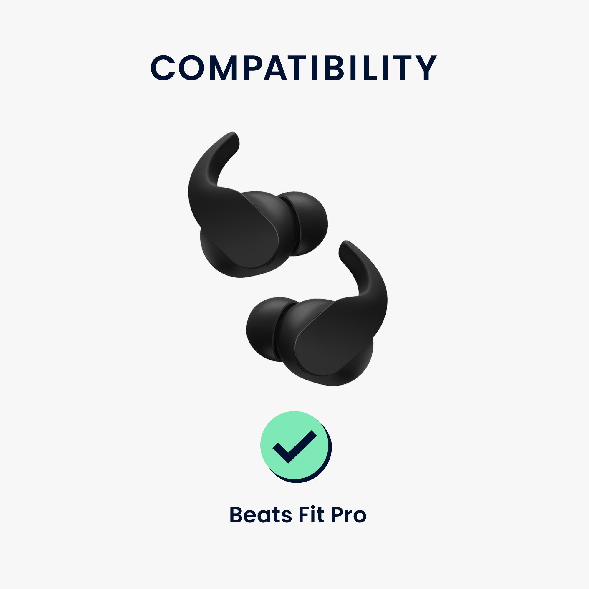 kwmobile 6x Ersatz In Ear Kopfhörer für Beats Fit Pro Kopfhörer (3 Größen)