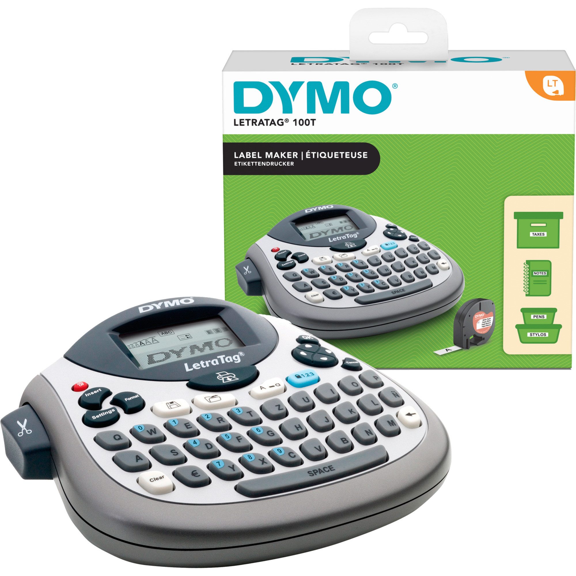 DYMO Dymo LetraTag LT-100T, Beschriftungsgerät, (mit Etikettendrucker