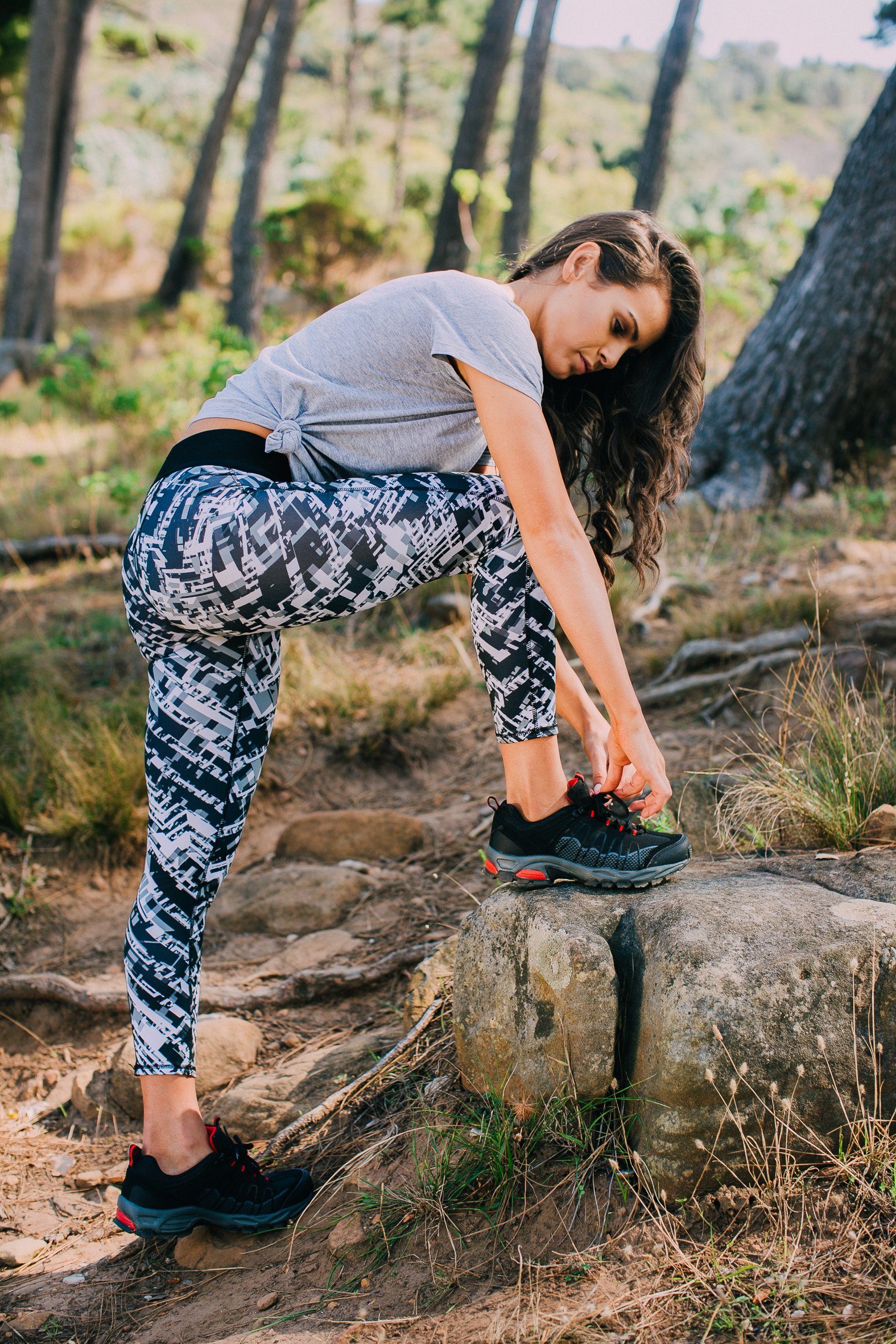 GUGGEN Mountain Damen Trekkingschuhe Wanderschuhe Walkingschuhe Outdoorschu günstig online kaufen