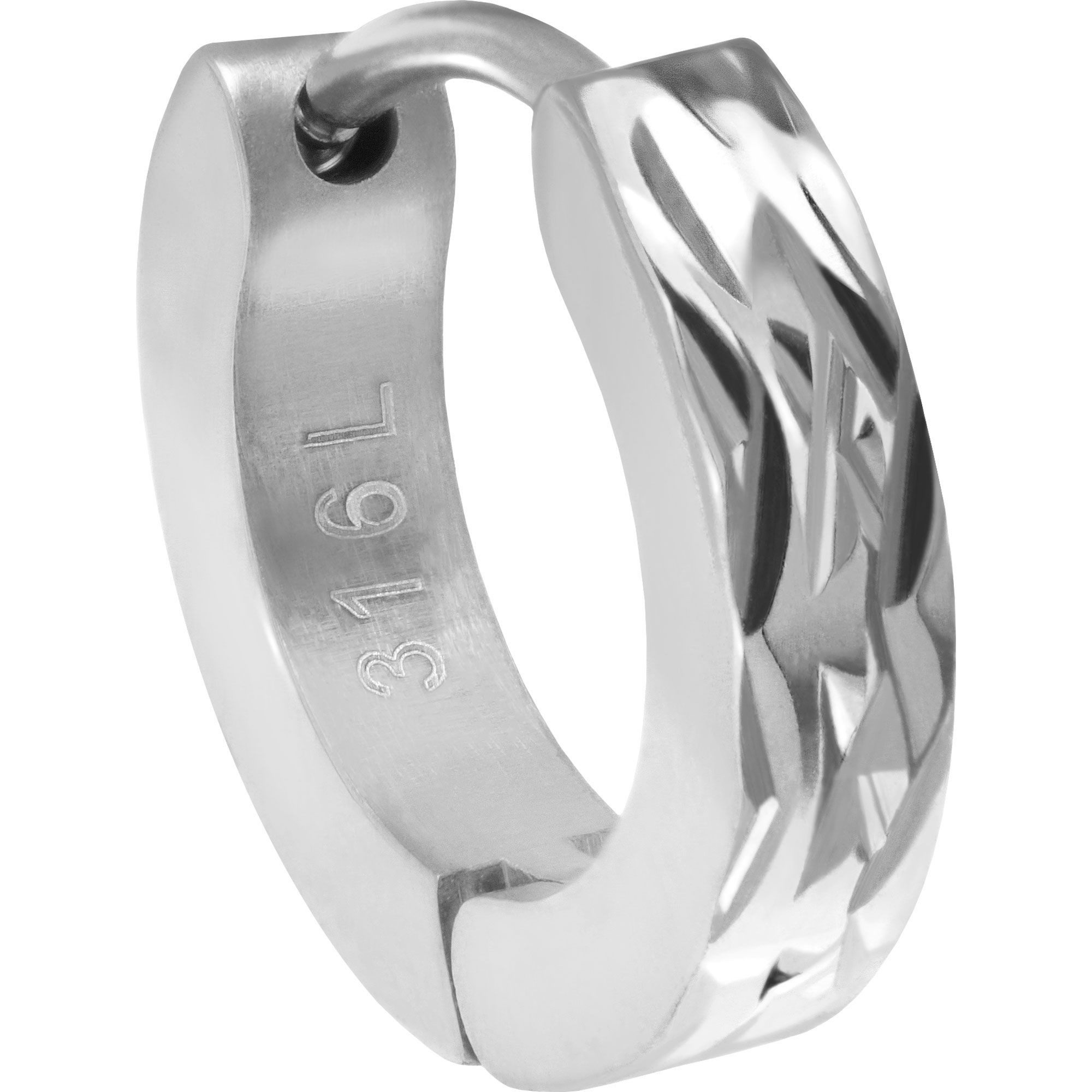 FILANGO Paar Creolen Chirurgenstahl Creolen DESIGN (Creolen, 1-tlg)