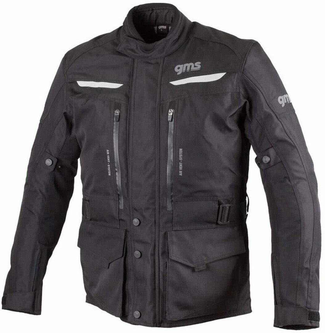 gms Motorradjacke GMS Gear Motorrad Textiljacke Wasserdicht Atmungsaktiv winddicht protektoren reflektierende reißve