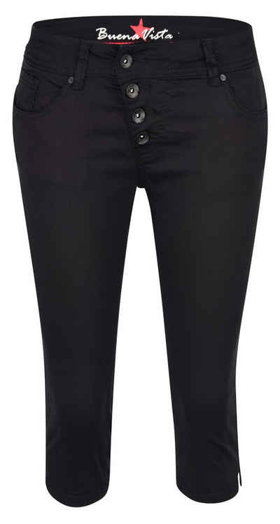Buena Vista Stretch-Jeans BUENA VISTA MALIBU CAPRI black 2104 J5232 4003.014 - Stretch Twill