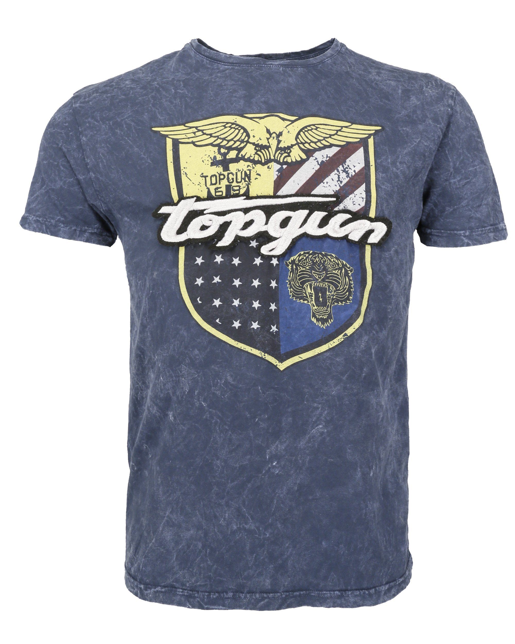 TOP GUN T-Shirt Insignia TG20191064 navy | T-Shirts